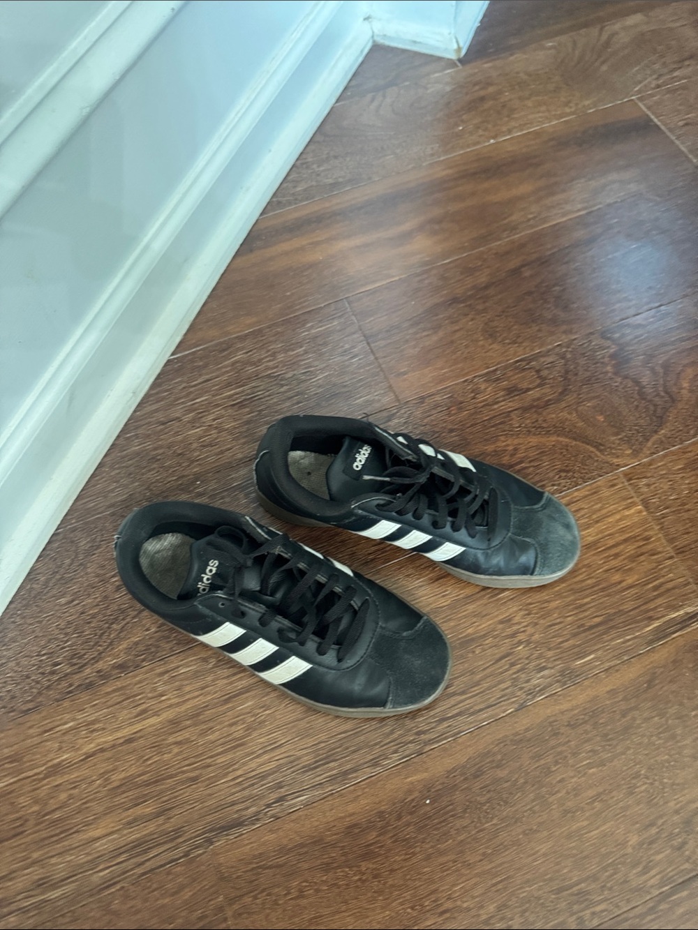 adidas Black & White Low-Top Sneakers